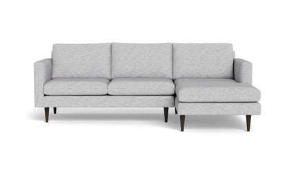 Wallace 98" Untufted Right Chaise Sectional - Delray Smoke