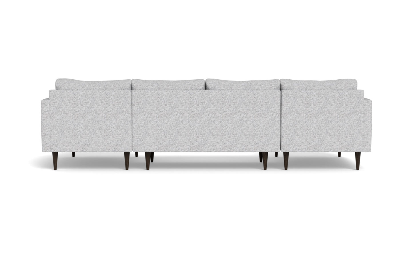 Wallace 126" Untufted Double Chaise U Sectional