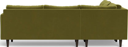Wallace 102" Untufted Corner Sectional - Dream Apple