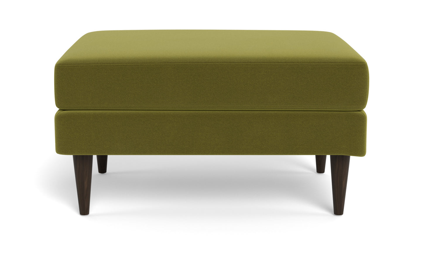 Wallace Untufted Ottoman - Dream Apple