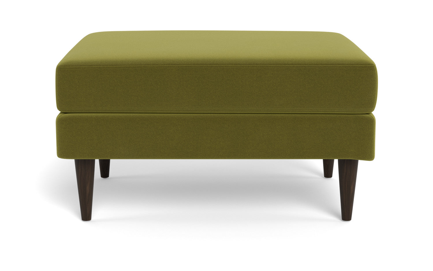Wallace Untufted Ottoman - Dream Apple
