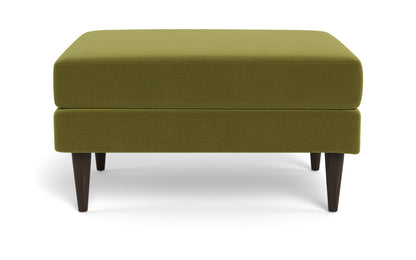 Wallace Untufted Ottoman - Dream Apple