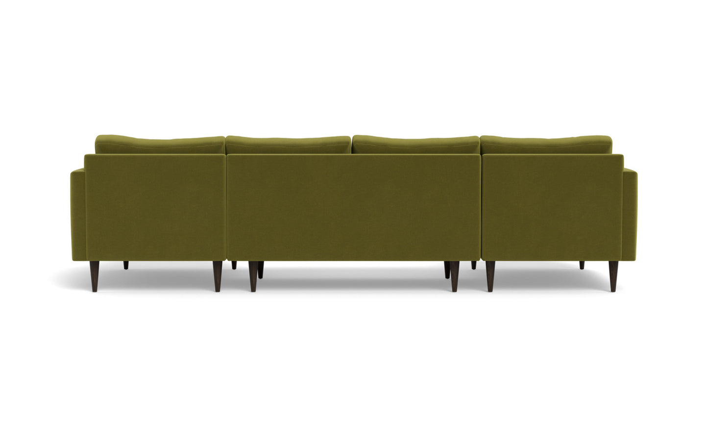 Wallace 126" Untufted Double Chaise U Sectional