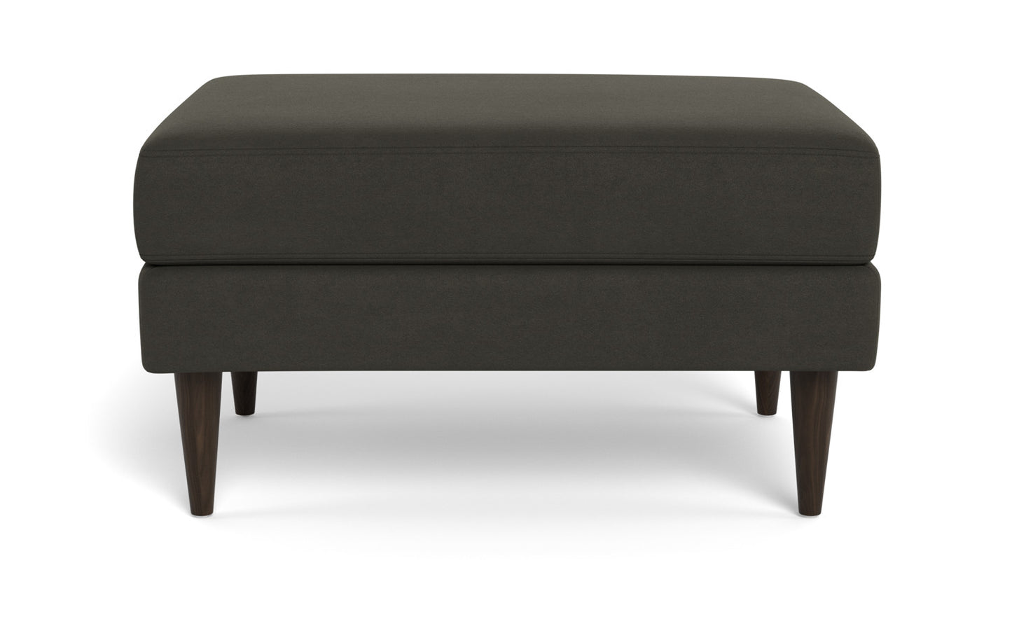 Wallace Untufted Ottoman - Dream Apple