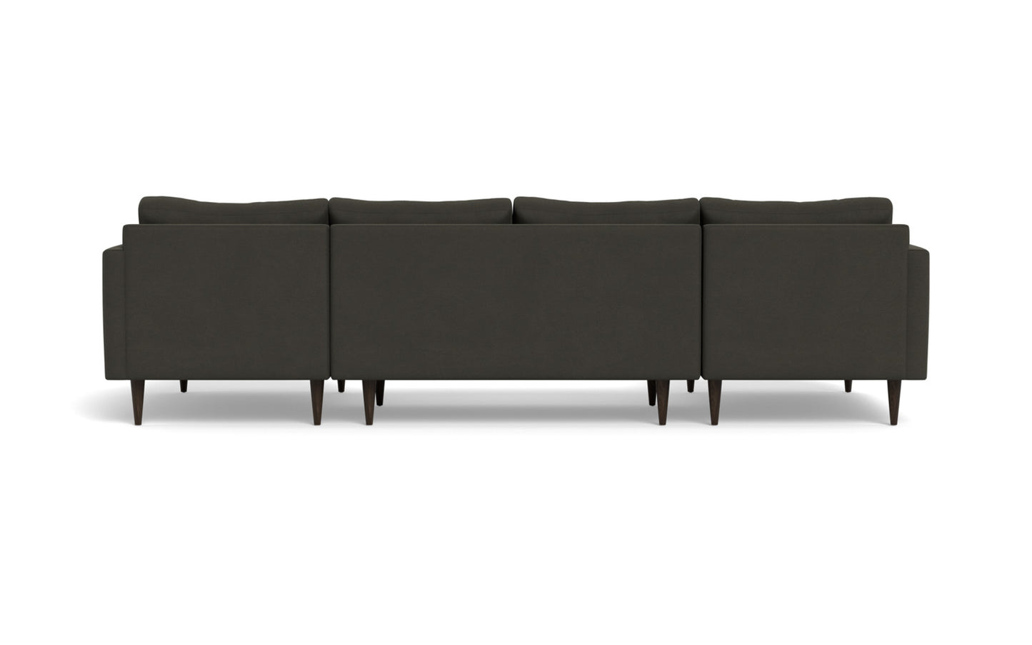 Wallace 126" Untufted Double Chaise U Sectional