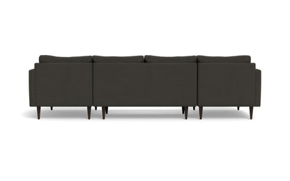 Wallace 126" Untufted Double Chaise U Sectional