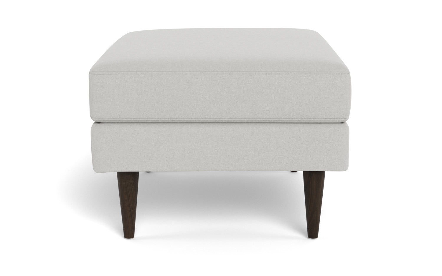 Wallace Untufted Ottoman - Dream Chocolate