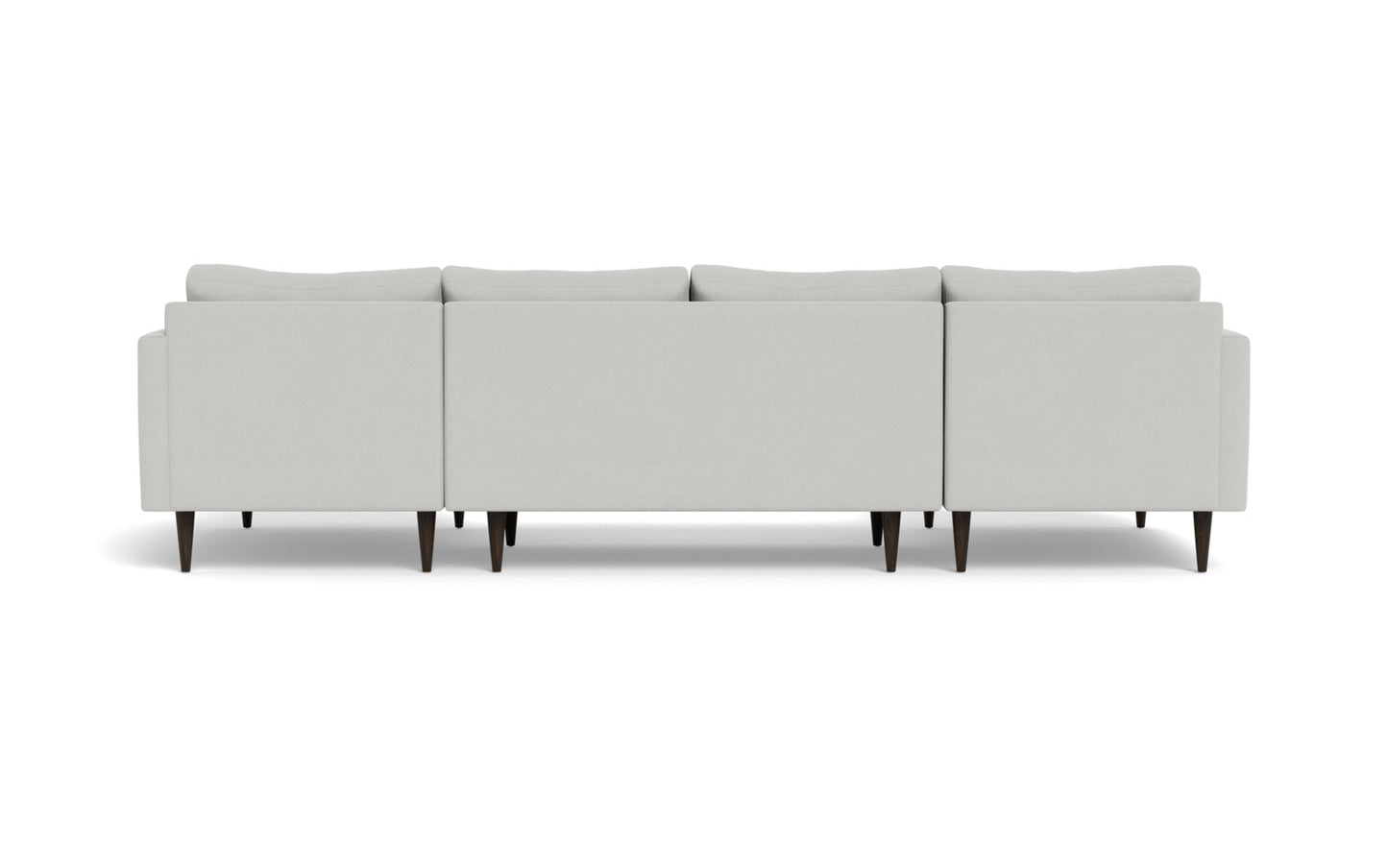 Wallace 126" Untufted Double Chaise U Sectional