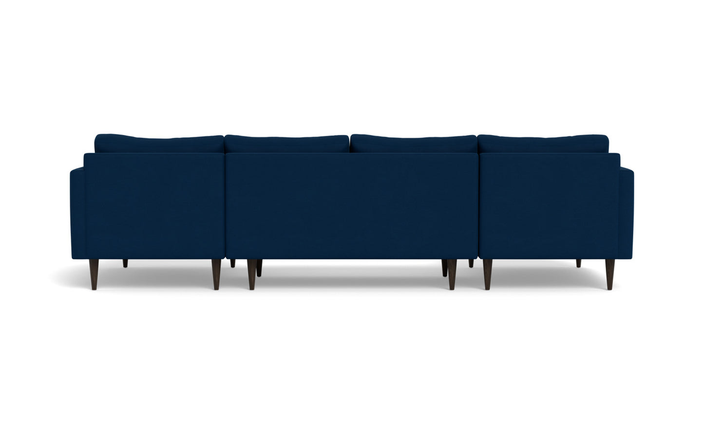 Wallace 126" Untufted Double Chaise U Sectional