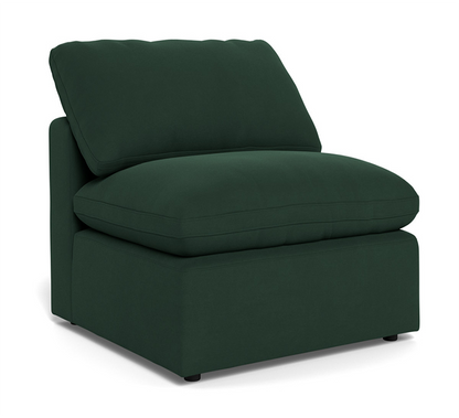 Fluffy Small Armless Chair - Dream Forest