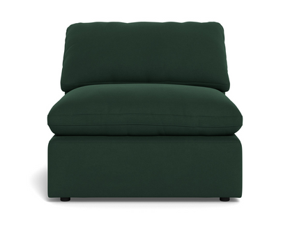 Fluffy Small Armless Chair - Dream Forest