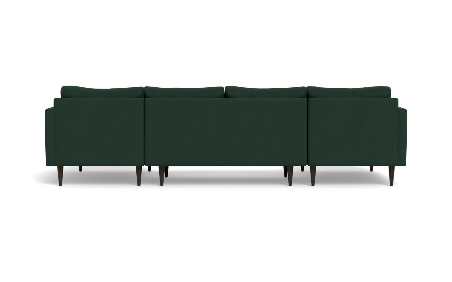 Wallace 126" Untufted Double Chaise U Sectional