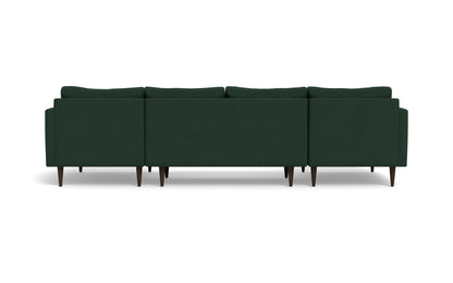 Wallace 126" Untufted Double Chaise U Sectional