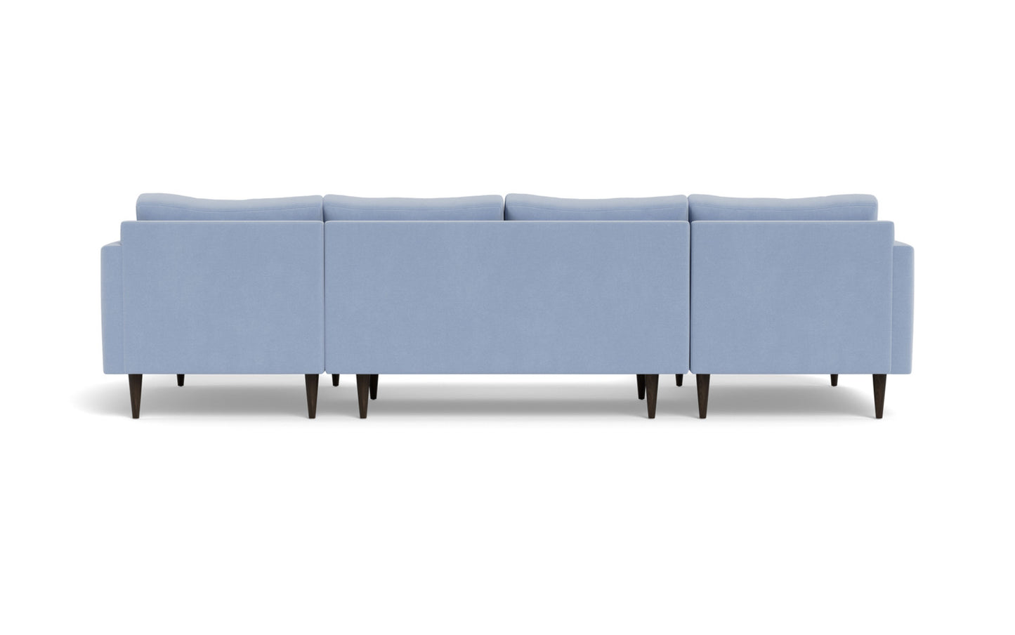 Wallace 126" Untufted Double Chaise U Sectional