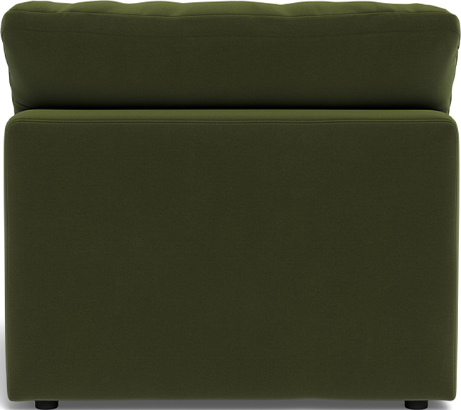 Fluffy Small Armless Chair - Dream French Blue
