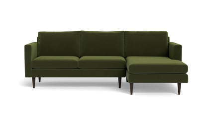 Wallace 98" Untufted Right Chaise Sectional - Dream Olive