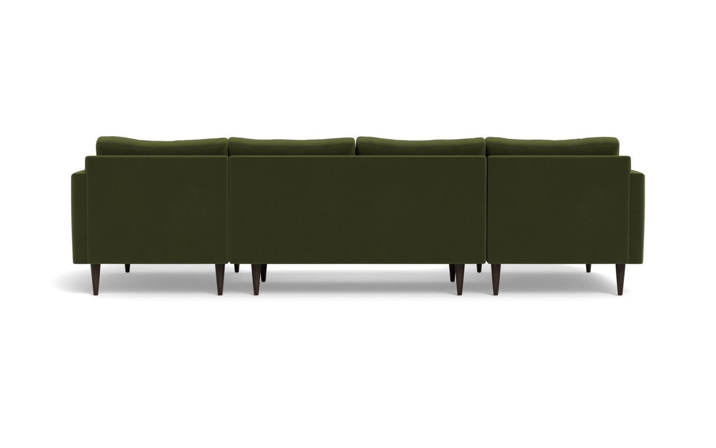 Wallace 126" Untufted Double Chaise U Sectional