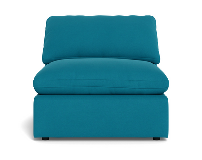 Fluffy Small Armless Chair - Dream Onyx