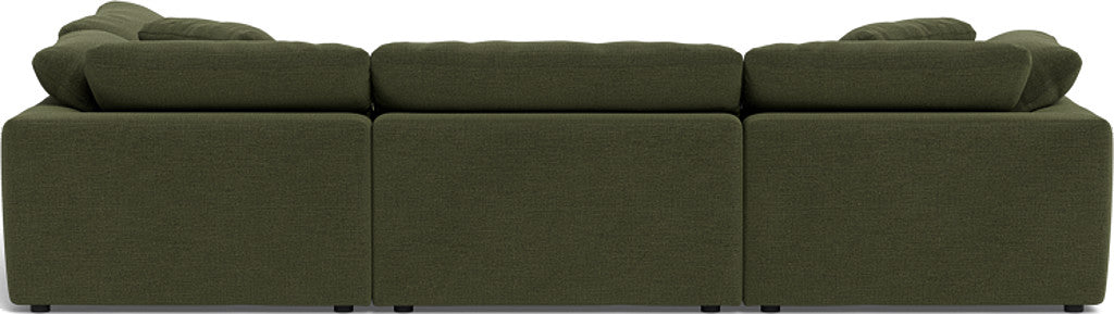 Fluffy 4 Piece Sectional w/Otto - Elliot Avocado