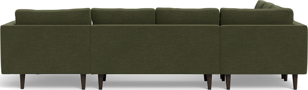 Ladybird 133" Corner Sectionals w. Right Chaise - Elliot Avocado