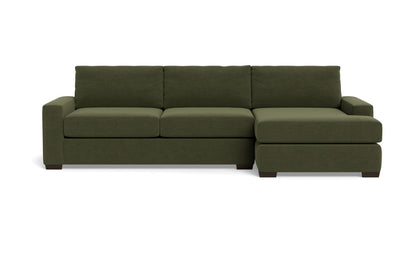 Mas Mesa 123" Deep Right Chaise Sectional - Elliot Avocado