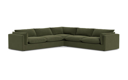 SoCo 124" Corner Sectional - Elliot Avocado