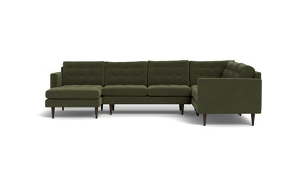 Wallace 131" Corner Sectionals w. Left Chaise - Elliot Avocado