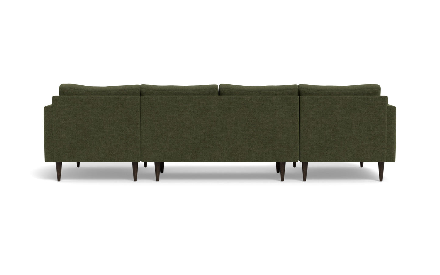 Wallace 126" Untufted Double Chaise U Sectional