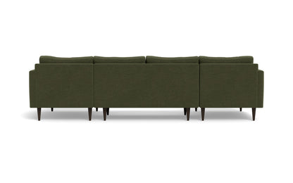 Wallace 126" Untufted Double Chaise U Sectional