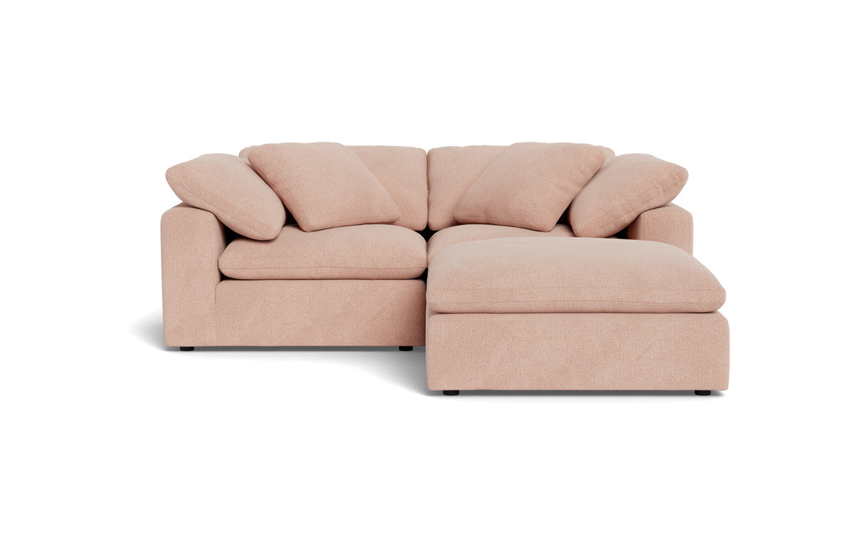 Fluffy 2 Piece Sofa w/Otto - Elliot Blush