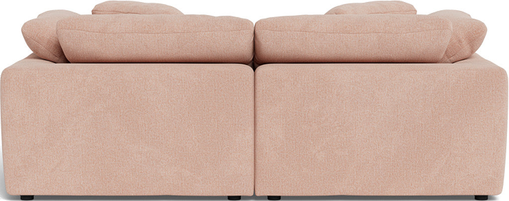 Fluffy 2 Piece Sofa w/Otto - Elliot Blush