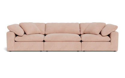 Fluffy 3pc Sofa - Elliot Blush