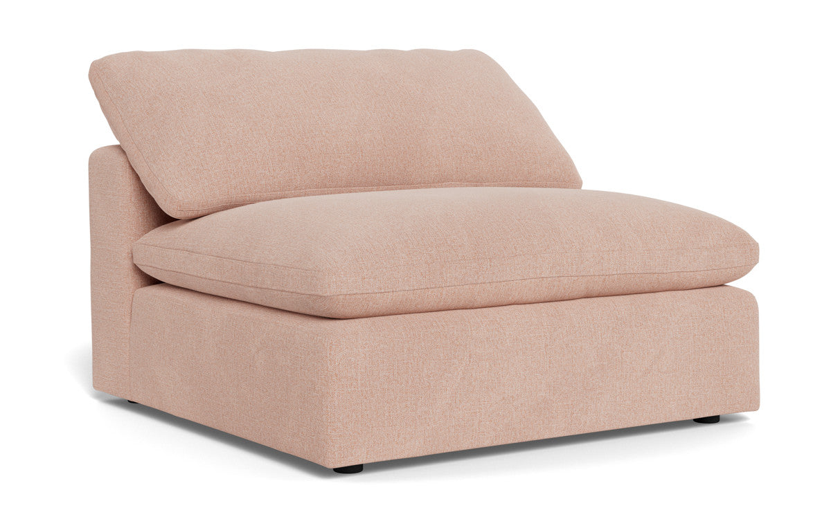 Fluffy Armless Chair - Elliot Blush