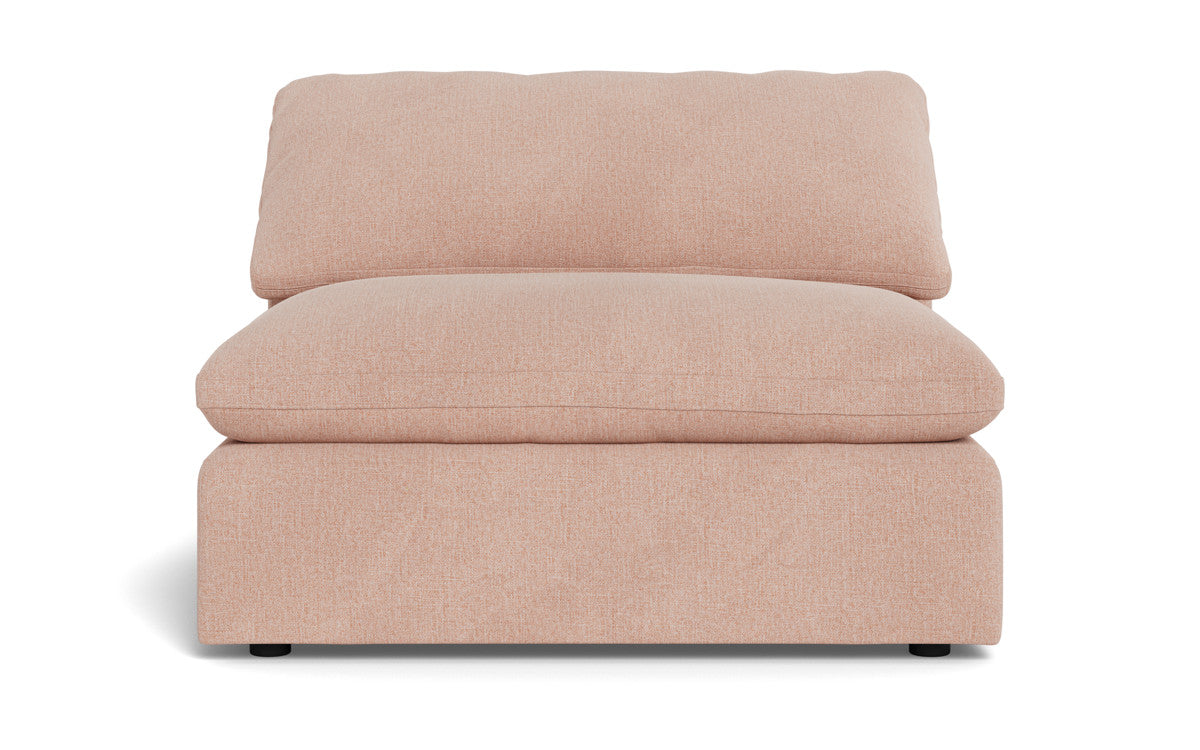 Fluffy Armless Chair - Elliot Blush