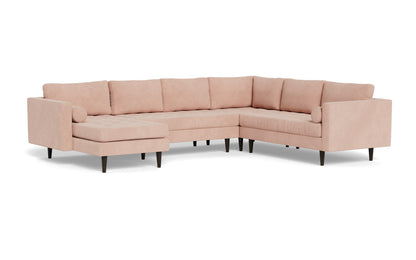 Ladybird 133" Corner Sectional with Left Chaise - Elliot Blush