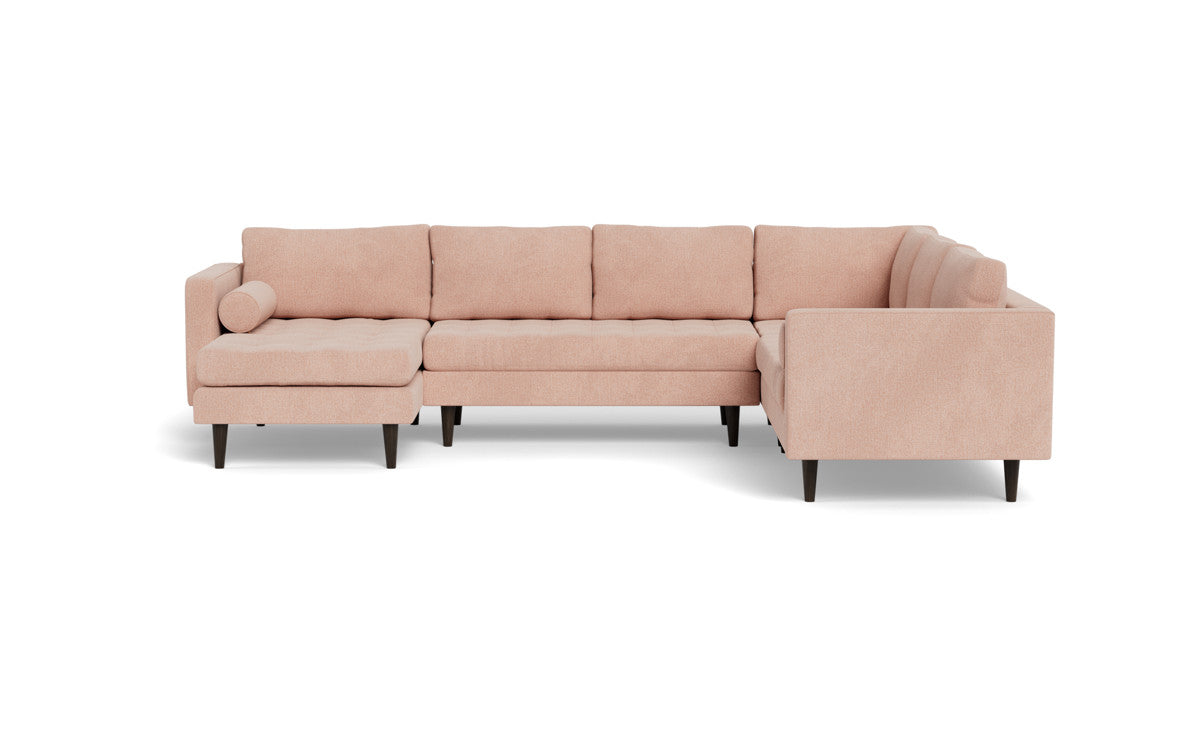 Ladybird 133" Corner Sectional with Left Chaise - Elliot Blush