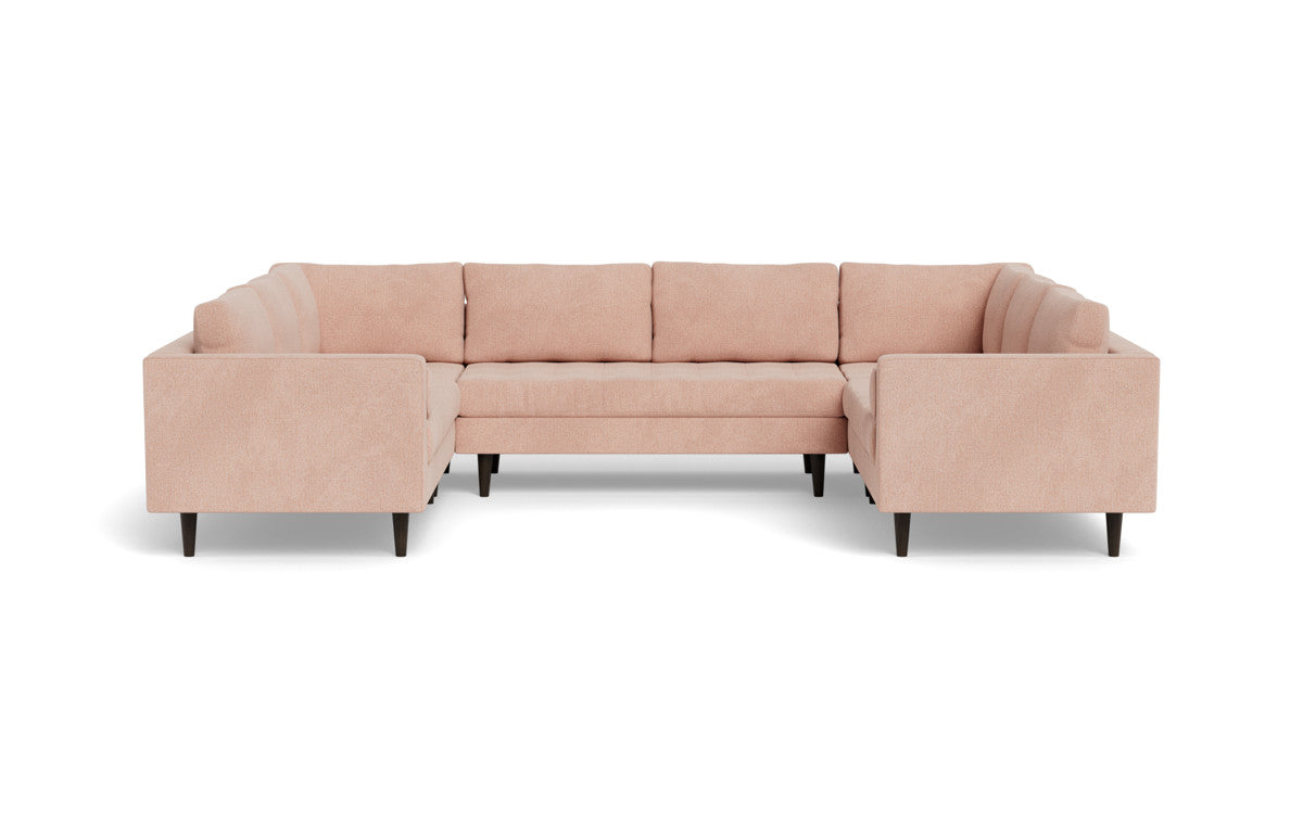 Ladybird 134" U Sectional - Elliot Blush