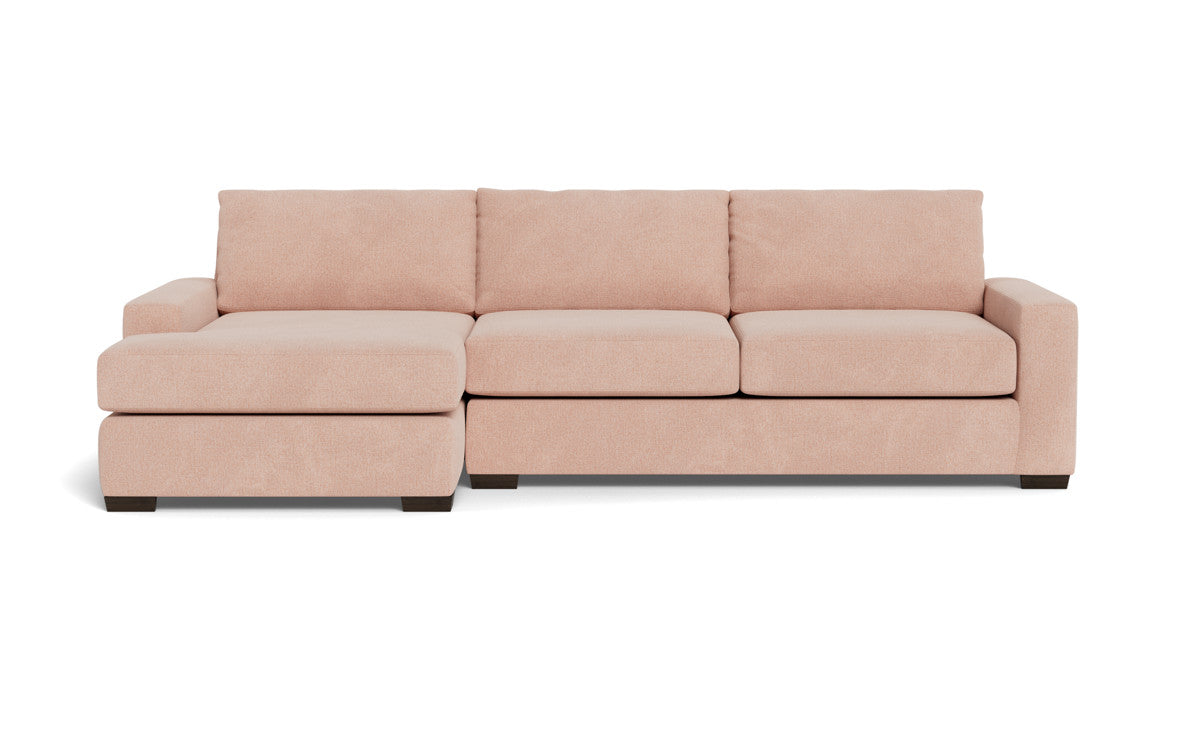 Mas Mesa 123" Deep Left Chaise Sectional - Elliot Blush