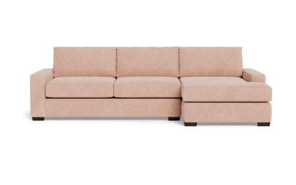 Mas Mesa 123" Deep Right Chaise Sectional - Elliot Blush