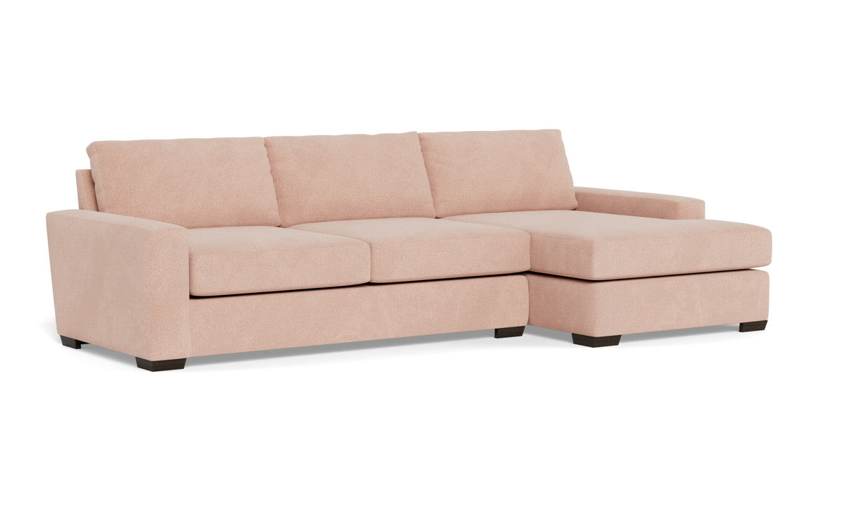 Mas Mesa 123" Deep Right Chaise Sectional - Elliot Blush