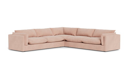 SoCo 124" Corner Sectional - Elliot Blush