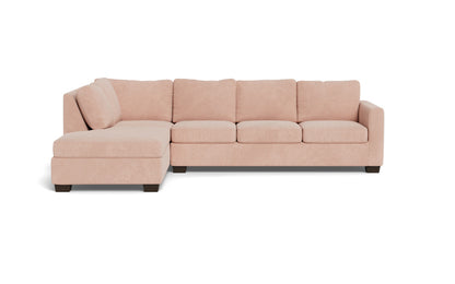 Track 121" Left Chaise Sectional - Elliot Blush
