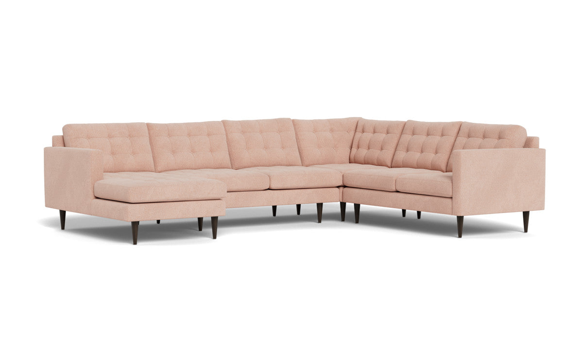 Wallace 131" Corner Sectionals w. Left Chaise - Elliot Blush
