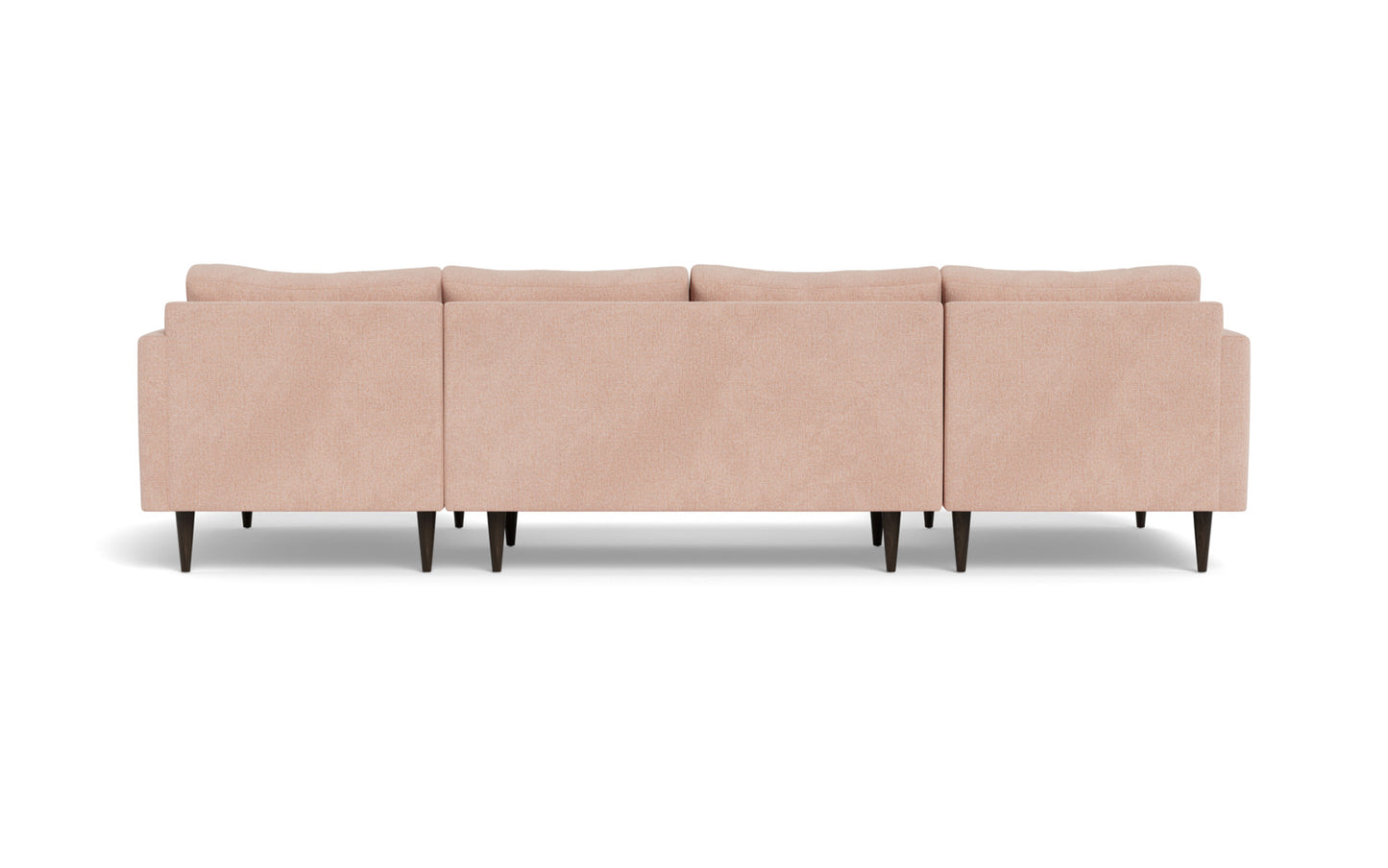 Wallace 126" Untufted Double Chaise U Sectional