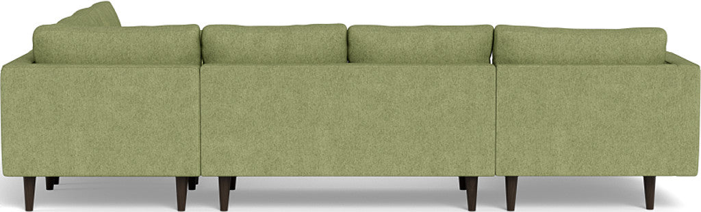 Ladybird 133" Corner Sectional with Left Chaise - Elliot Celadon