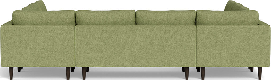 Ladybird 134" U Sectional - Elliot Celadon