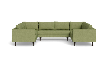 Ladybird 134" U Sectional - Elliot Celadon