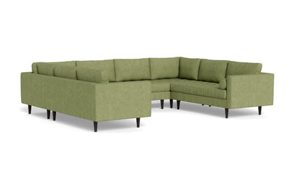 Ladybird 134" U Sectional - Elliot Celadon