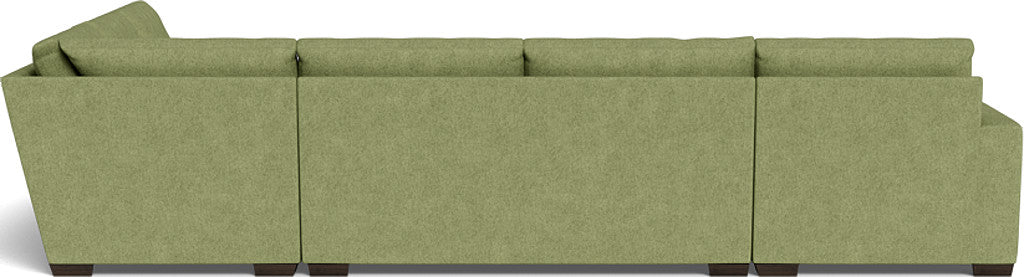 Mas Mesa 162" Deep Corner Sectionals w. Left Chaise - Elliot Celadon