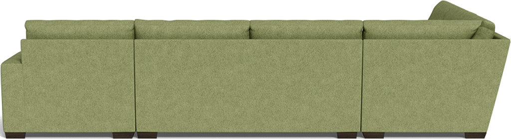 Mas Mesa 162" Deep Corner Sectionals w. Right Chaise - Elliot Celadon